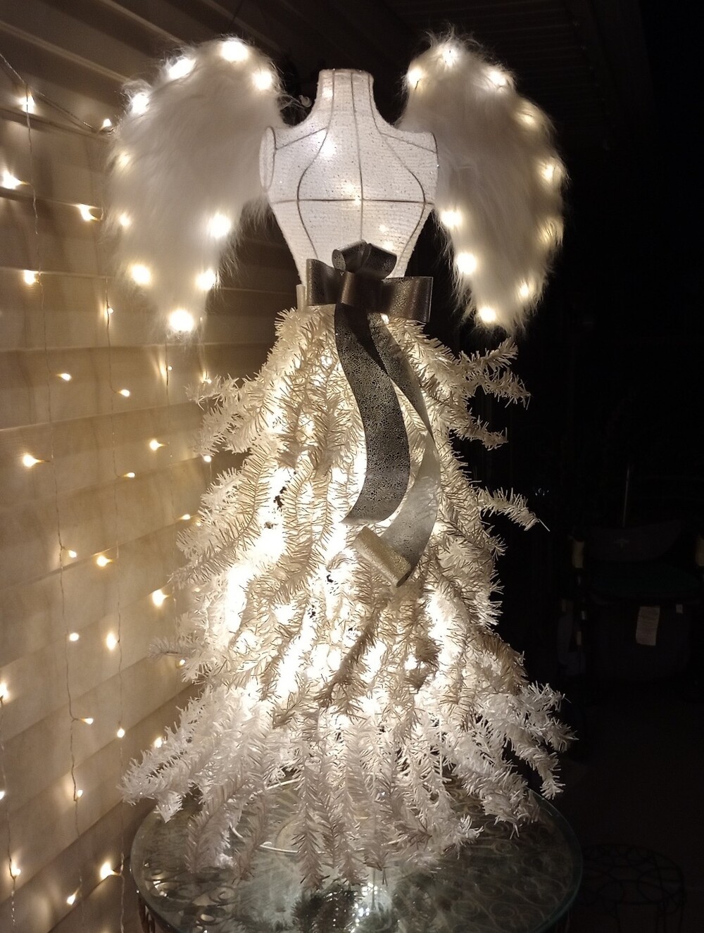 Winter Wonder Lane Vixen Light Angel 4' Holiday Christmas Tree